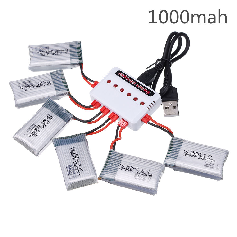 Drone Charger - 3.7V 1000mAh 102542 Lipo Battery for