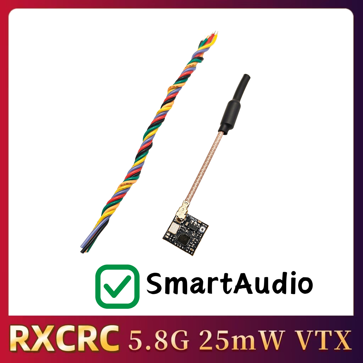 RXCRC 5.8GHz 48CH FPV 25mW Ana - đánh giá và giá Drone Frame