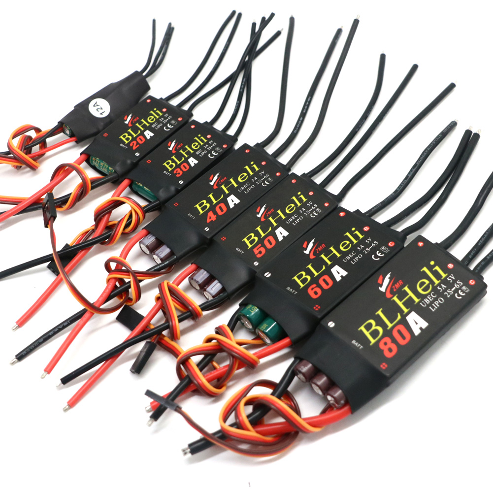BLHeli Brushless ESC 80A 12A 2 - đánh giá và giá Drone Battery